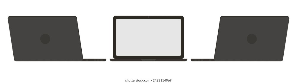 Diseño portátil, aislado. Ilustración del vector