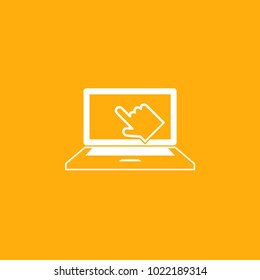 laptop and desktop Icon, Stock Vector, eps10