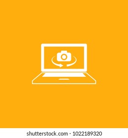 laptop and desktop Icon, Stock Vector, eps10
