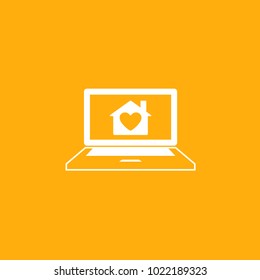laptop and desktop Icon, Stock Vector, eps10