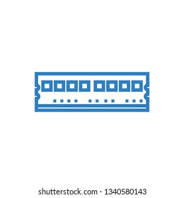 Laptop - Desktop Ram Icon vector
