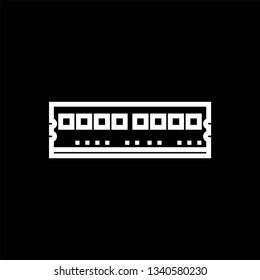 Laptop - Desktop Ram Icon vector