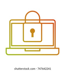 laptop device digital padlock security data