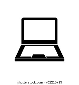 Laptop of device gadget technology and electronic theme Isolated design Vector illustration