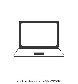 laptop device gadget technology vector illustration eps 10