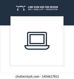 laptop device icon design vector illustration