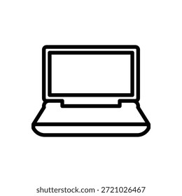 Icono del dispositivo portátil, Vector de línea