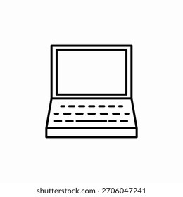 laptop device icon sign vector