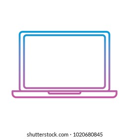 laptop device modern technology icon