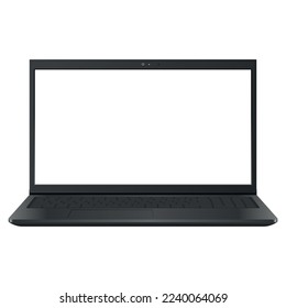 Laptop Device Realistic Style Vectorart