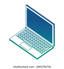 laptop device wireless isometric image