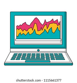 laptop diagram workflow chart digital technology