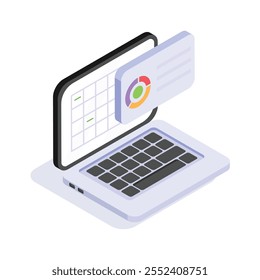 Notebook mit Diagrammen und Grafiken für Datenanalyse und Performance-Einblicke