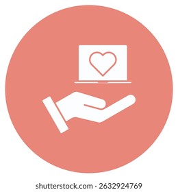 Laptop Donation icon, Empowering Minds, One Laptop at a Time, Bridge the Digital Divide Donate Your Laptop Today, vector