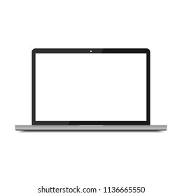 Laptop Electronic devices, laptop flat icon, vector illustration