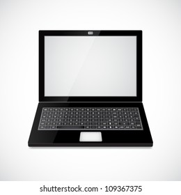 Laptop. EPS10 vector