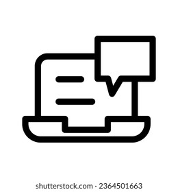 Laptop Error Icon Vector Symbol Design Illustration