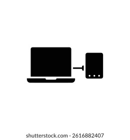 Laptop with External Hard Drive Representing Storage Solutions