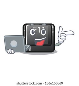 With laptop f11 button installed on mascot keyboard