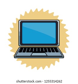laptop financial icon