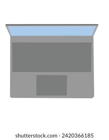 portátil de diseño plano