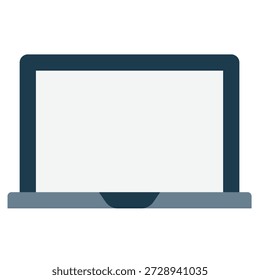 ícone plano de laptop para designs de computadores, dispositivos e técnicos