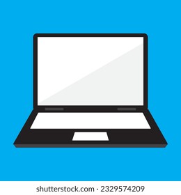 Portátil, gadget, símbolo de ilustración del vector de icono de tecnología
