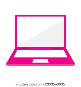 Portátil, gadget, símbolo de ilustración del vector de icono de tecnología