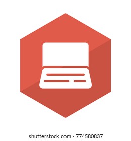 laptop Glyph flat