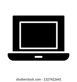 laptop glyph icon