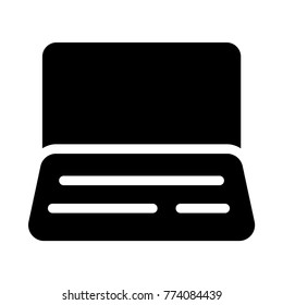  laptop Glyph icon