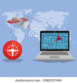 laptop with gps navigation software