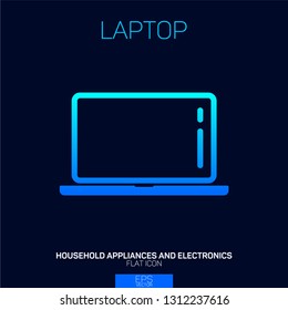 Laptop gradient icon
