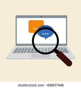 laptop graphic design , vector illustration