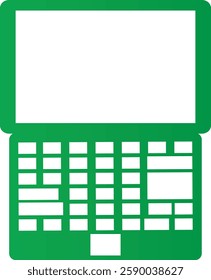 laptop green vector file computer vector file