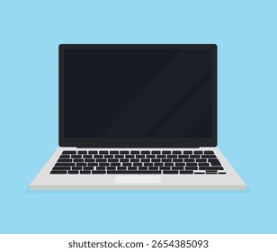 Notebook Hochwertige 2D-Vektorgrafik, einfarbiger Hintergrund	
