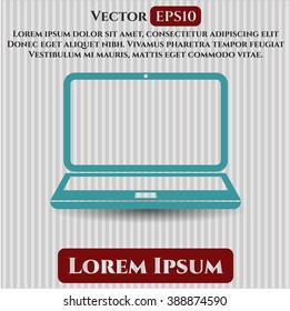 Laptop high quality icon