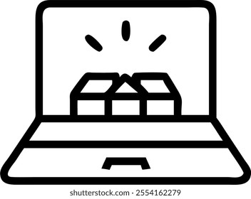 Laptop with holographic treasure and Dhanteras text isolated on white background concept as Camera movement Zoom into the laptop screen displaying holographic treasure and Dhantera