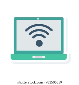 laptop hotel and restaurant