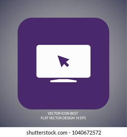 Laptop icon. 