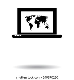 Laptop Icon with