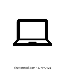 Laptop Icon Stock Vektorgrafik Lizenzfrei 416106664 Shutterstock