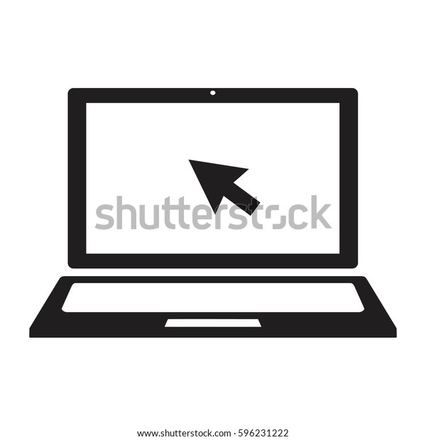 Laptop Icon Stock Vector (Royalty Free) 596231222