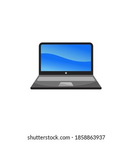 laptop icon of color style vector illustration design