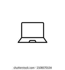 Laptop icon. computer sign and symbol