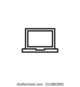 Laptop icon. computer sign and symbol