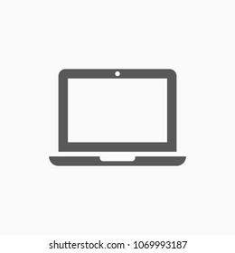 laptop icon, laptop computer vector