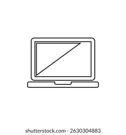 laptop icon , computer icon vector