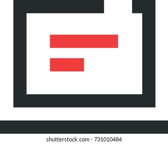 laptop icon, computer, vector, icon