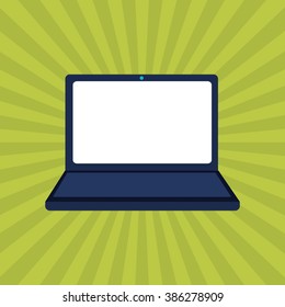 Laptop icon design 